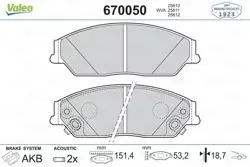 Ön Fren Balatası Toyota Camry 06-11 Lexus 12-