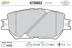 Ön Fren Balatası Toyota Avensis 00-02