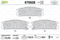 Arka Fren Balatası Impreza 4X4 92-00 Legacy 4X4 90-99