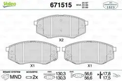 Fren Balatası Ön Hyundai Ix20 10- Soul II 14-