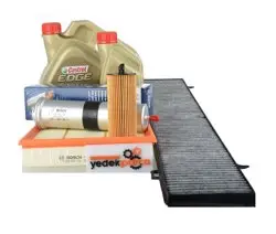 Bmw E90 Kasa 318d N47 Motor Periyodik Bakım Filtre Seti Bosch Marka Castrol 5w30 Yağ