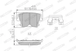 Fren Balatası Arka Chrysler 300C 04-12 Lancıa Thema 3.6 3.0D 11 -