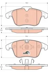 Ford Mondeo 2014-2018 Model Arası Ön Fren Balata Takımı