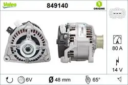 Alternatör 12V 90A Focus 1.8 TDCI / 1.6 Zetec E 16V / 2.0 16V Focus Rs 98-04