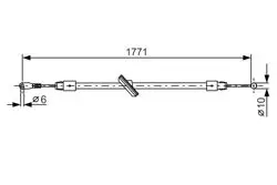 El Fren Teli On Crafter Sprinter Kamyonet (Dingil Mesafesı 3665mm Orta Boy) 06-(1771 / 271)