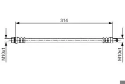 Fren Hortumu On R5 84-95 P 106 96-Sandero 08-Logan 04 -