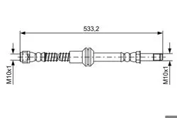 Fren Hortumu On C218 11-17 W212 11-15 S212 11-16