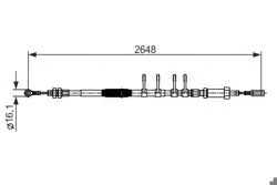 El Fren Teli On Ducato Boxer Jumper III (Dingil Mesafesı 3800mm) 06-(2648 / 2335)