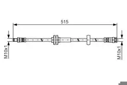 Ön Fren Hortumu (Sağ / Sol) Ducato III Boxer III Jumper III 06 -