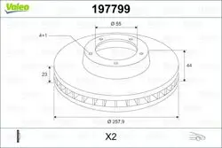 Ön Fren Disk Aynası Havalı Mazda 2 1.3 / 1.4 Mzr Cd / 1.5 / 1.6 Mz Cd 07 Ford Ka + 18 -