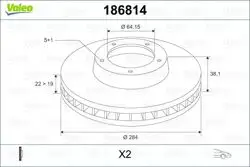 Ön Fren Aynası (Tk) Rover 75 1.8 I / 2.0 Cdt / 2.0 I / 2.5 I 99 , 75 1.8 T / 1.8 I / 2.0 Cdt / 2.0 CDTI / 2.0 I