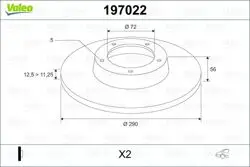 Arka Fren Diski Chrysler Grand Voyager III Voyager IV