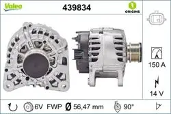 Alternatör 14V 150 A Kasnaklı K9k Captur Clio IV Kangoo Scenic III Dokker Duster Lodgy Logan II Sandero II