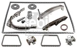 Eksantrik Gergi Seti M62 Üst + Alt 3 + Gerıcı 2 + Zincir 3 + Kızak BMW E39 E38 E53 99-06