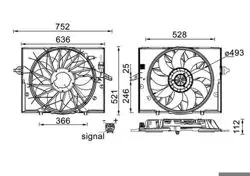 Fan Motoru BMW E60 E65 M54 N52 N63