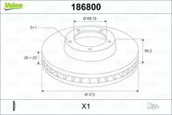 Ön Fren Disk Aynası (Adet) Galaxy 1,9Td / 2,8 V6 00-06 VW Sharan 00-10 Seat Alhabra 00-10 Hava Soğutmalı