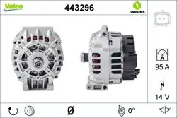 Alternatör 14V 95 A 6 Kanal 55 mm K4m K4j E7j Clio II Kangoo Logan Sandero Megane I