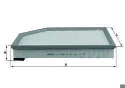 Hava Filtresi Volvo S60 10=-S80 06=-11=-V70 07=-11=-Xc60 08=-Xc70 07=-11=-Xc90 11= -