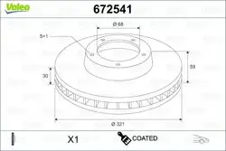 Ön Fren Aynası (Havalı) Audi A6 A8 2.0 / 2,4 / 2,7 / 2,8 / 3,0 / 3,2 / 4,2 / 6,0 TDI / FSI / TFSI 02-