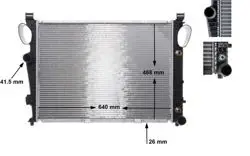 Motor Su Radyatörü S-Class W220 98-05