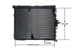 Klima Radyatörü W124 88-93 S124 89-92 C124 89-92