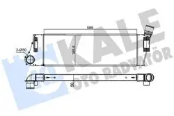 Turbo Radyatörü Megane II Scenic II 1,5 DCI / 1,9Dcı