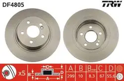 Fren Diski Arka W204 08-14 S204 09-14 C204 11-C207 09-16 A207 10-16