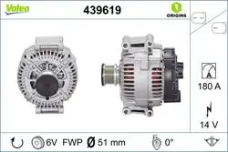 Alternatör (14V 180A) Vito W639 03-Viano W639 03-Sprinter 06-16