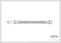 Fren Hortumu Ön Spr 906 / Crafter 540 mm