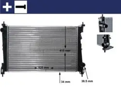 Motor Su Radyatör Corsa D A13dtc Z13dte
