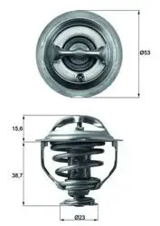 Termostat 95°C 09-15 Passat-Jetta 2.0Tsi