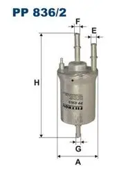 Yakıt Filtresi-6.6 Bar (VW Amarok 10-Caddy 11-Golf 04-14 Polo 10-Audi A3 04-13 Seat Leon 06-13 Skoda Octavia 04-13)