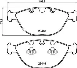 / Disk Balata Ön-(BMW X5 E-53 / 4.6 İs / 4.8 İs)