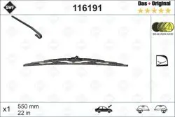 Silecek Süpürgesi Swf Ön Sağ (550mm) C-Class W203 00-07 S203 01-07 Cl203 02-08
