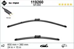 Silecek Süpürgesi (X2) Polo VI (600 + 380) / (Swf)