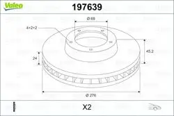 Ön Fren Disk Aynası Mitsubishi Galant 2.0I 2.4I