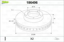 Ön Fren Disk Aynası Havalı Calıbra A2,0 Turbo 4×4,2,5I V6 (1992 07 / 97) Vectra A 2.5 V6 93 11 / 95