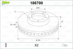 Ön Fren Aynası Havalı Nissan Pıckup D21 90-97 D22 98-02 250X6