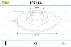 Ön Fren Aynası Düz Marutı 90-00 Carry 89-00 215X4
