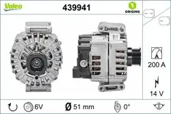 Alternatör (14V 200A) W205 14-18 C218 11-17 W212 09-15 C207 10-16 W166 15-18 C253 16-19 Vito W447 14-Sprinter 906 09 -