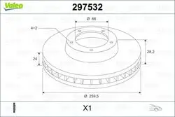 Ön Fren Disk Aynası Havalı P406 1.6 1.8 16V 1.9 1,9Td 95 -