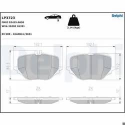 Fren Balatası Arka S-Class W223 20 -