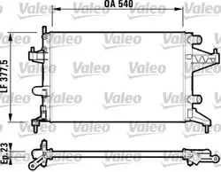 Motor Su Radyatörü Z10xep Z12xe Z12xep Z14xep Corsa C