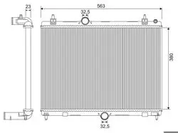Su Radyatörü 407 508 C5 III Dw10cted4 2.0 HDI 16V E5 10 -