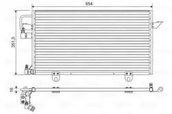 Kondanser Audi 80 1.9 TDI A6 1.9 TDI 91  97