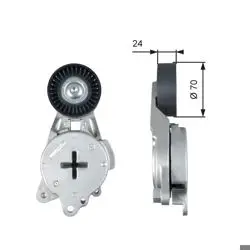 Alternatör Gergi Rulmanı Corolla 1.4 D4d Auris 1.4 D4d Yaris 1.4 D4d 2007 -