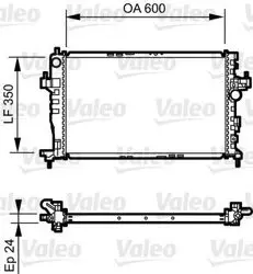 Motor Su Radyatörü Brazing Y13dt Z13dt Z13dth Corsa C Tigra B