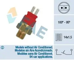 Hararet Müşürü (Radyatör Fanı İçin) 190 W201 89-93 W124 85-93 W140 93-98 W463 89-93