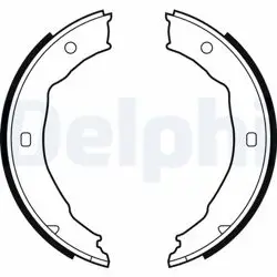 El Fren Balatası Peugeot P406 [D8 / D9], P607 Ölçü: (185×30mm)