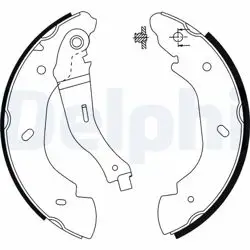 Arka Fren Pabuclu Balata Transit V184 01-06 V347 2.2 TDCI / 2.4Tdcı / 3.2 TDCI 06 /-(Onden Ceker)